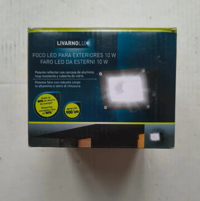 Faro LED Esterno 10W Livarnolux 900lm X3 pz