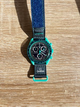 Reloj Swatch Naranja y Negro 