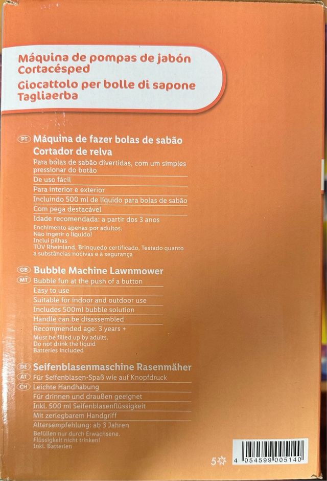 Máquina de pompas de jabón Playtive