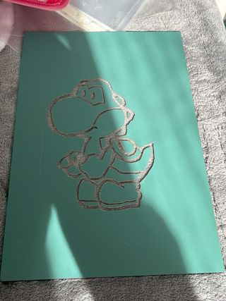 Espejo Yoshi hecho a mano