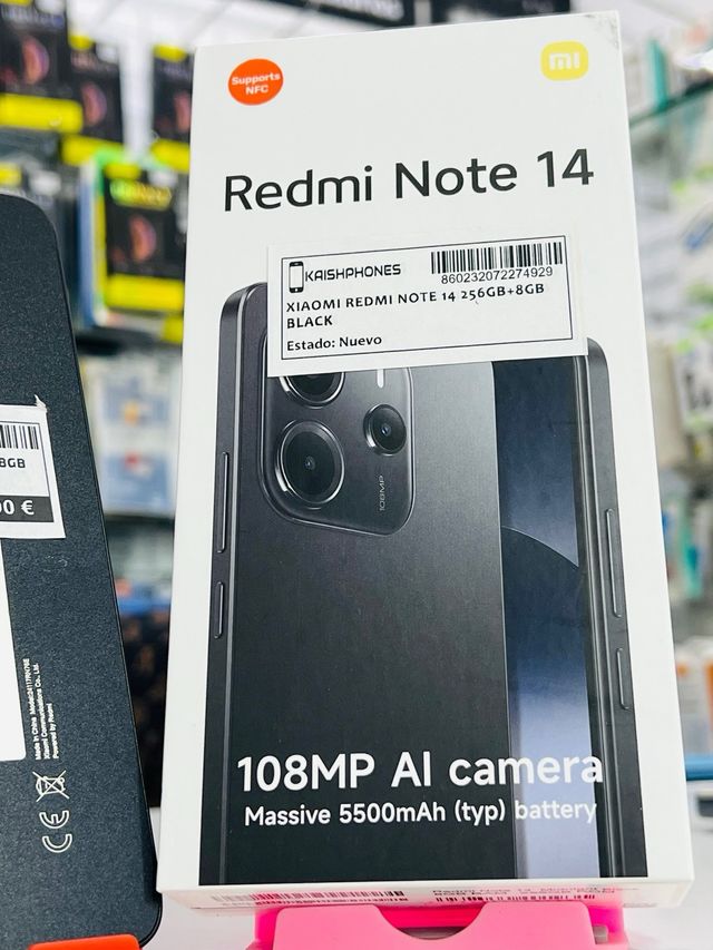 Xiaomi Redmi Note 14 256GB Negro