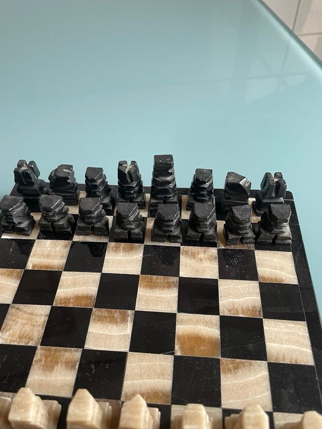 Juego de Ajedrez Azteca Piedra