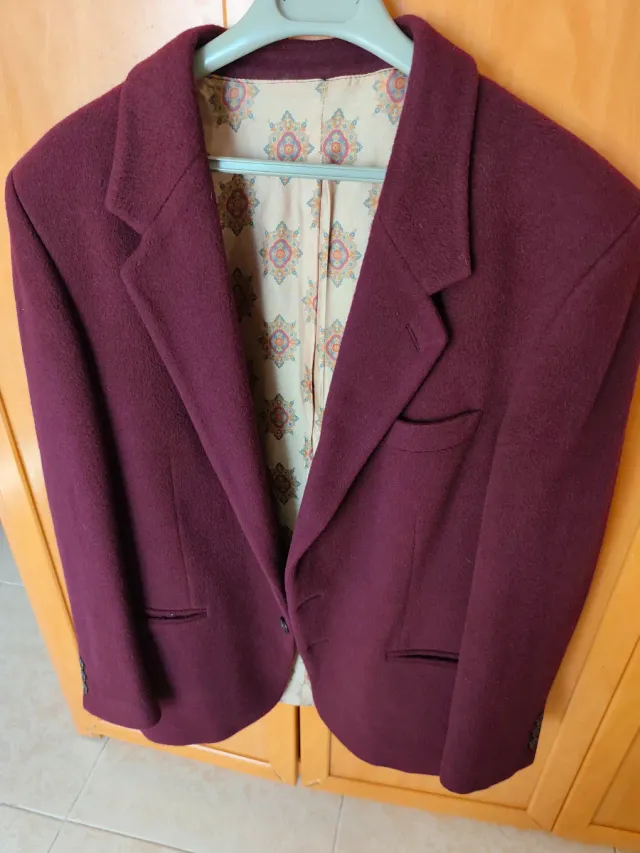 Chaqueta Corte Inglés Burdeos Talla M