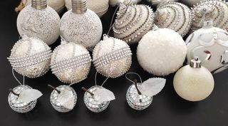 25 Palline Natale miste /Christmas baubles Various