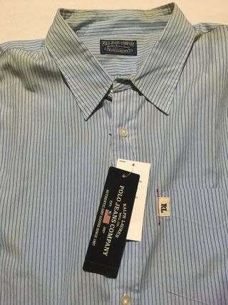 Camicia Polo Ralph Lauren a righe azzurre