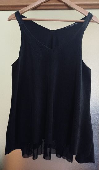 Blusa Mango Negra Talla M