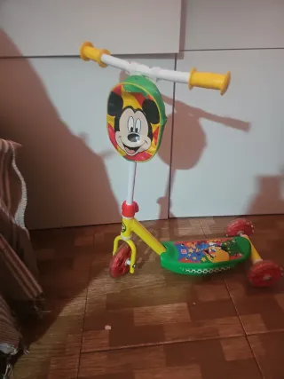 Patinete Mickey Mouse 3 ruedas para niños