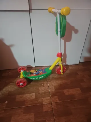 Patinete Mickey Mouse 3 ruedas para niños 