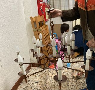 Lámpara de araña vintage