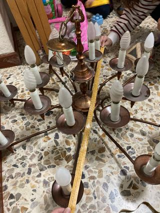 Lámpara de araña vintage