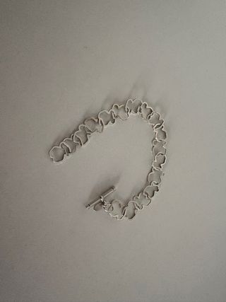 Pulsera Tous Oso Carrusel Plata
