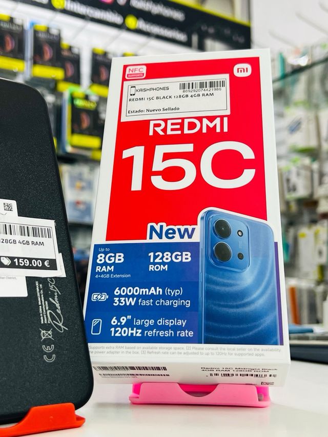Xiaomi Redmi 15C 128GB Negro