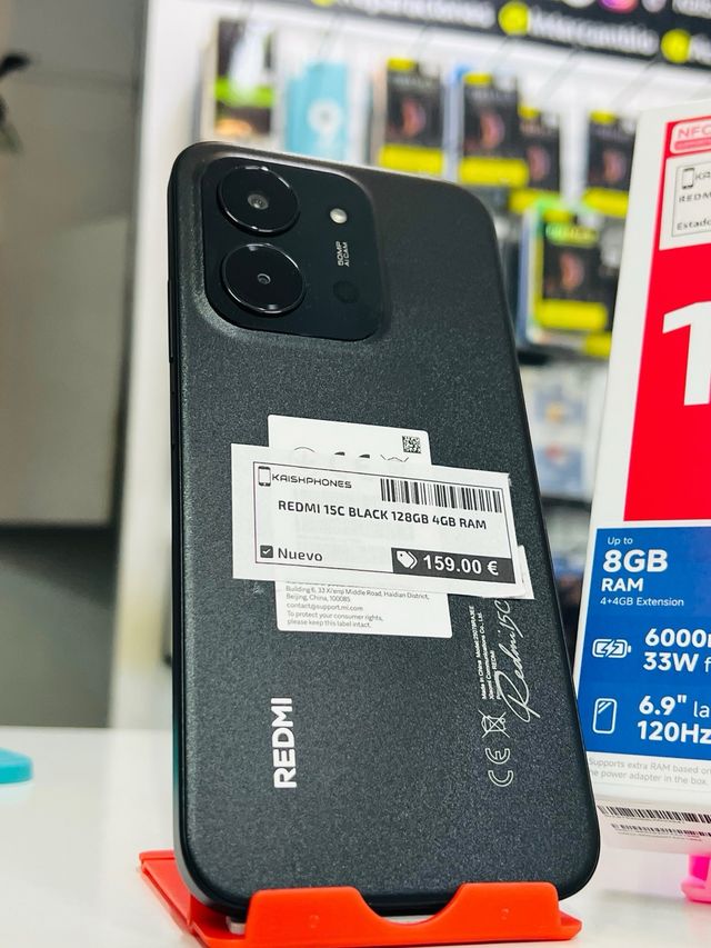 Xiaomi Redmi 15C 128GB Negro