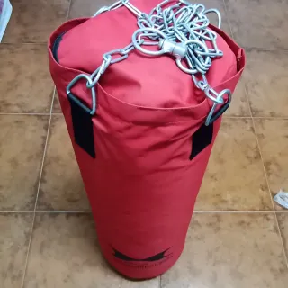 Saco boxeo Hammer y soporte Outshock