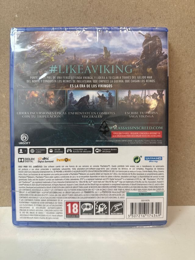 Assassins Creed Valhalla PS5 precintado