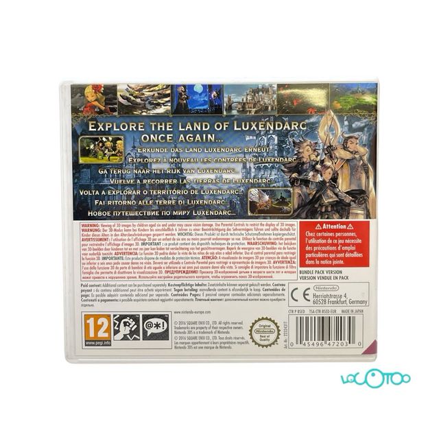 Bravely Second End Layer Nintendo 3DS