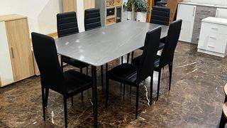 REBAJA!! Mesa de comedor moderna mármol y metal