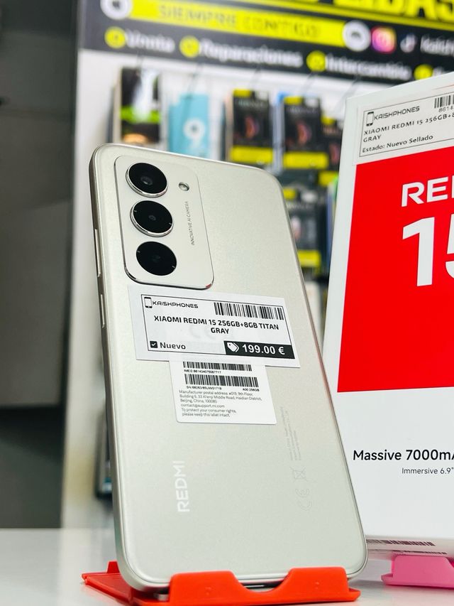 Xiaomi Redmi 15 256GB Gris