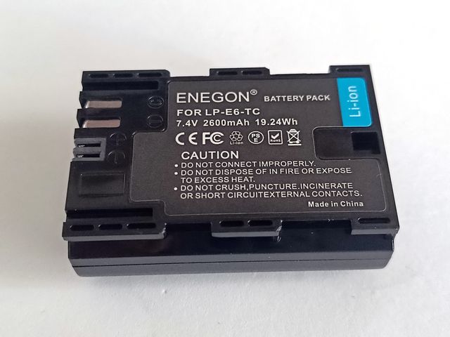 Baterías LP-E6-TC para Canon ¡A ESTRENAR!