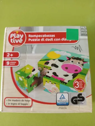 Puzzle  Rompecabezas de madera 2+