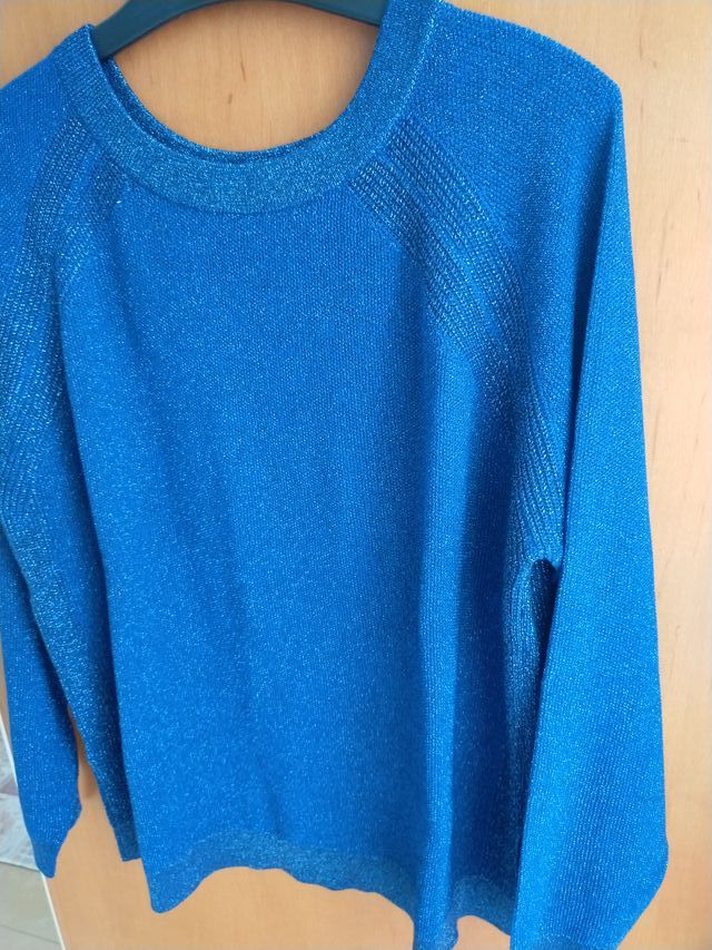 Jersey azul brillante