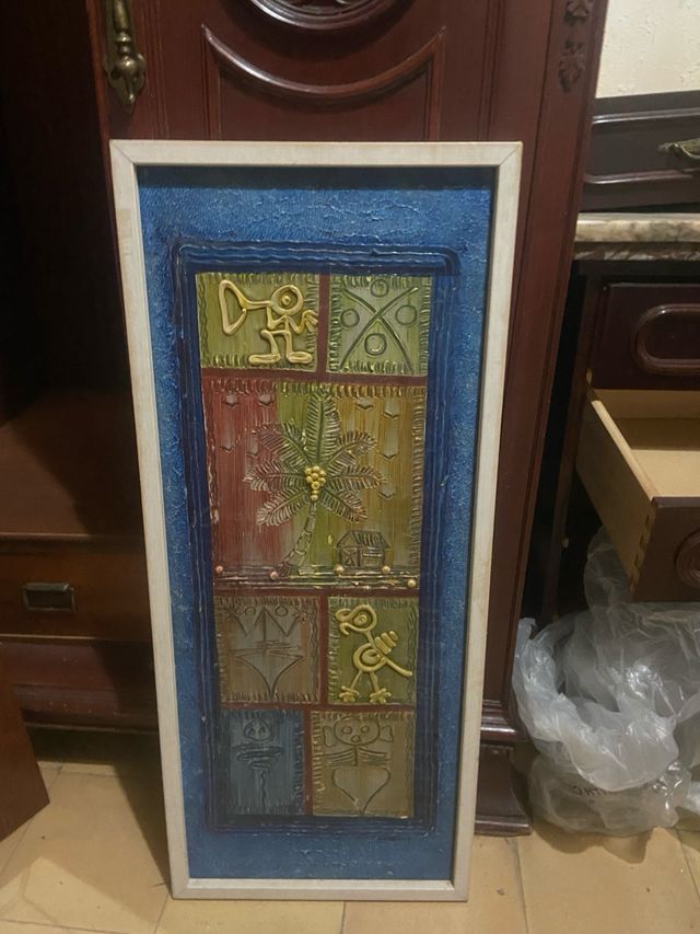 Cuadro decorativo tribal