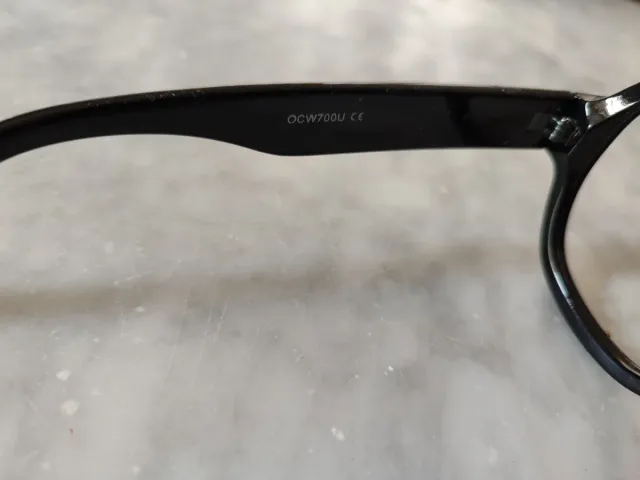 Occhiali da vista neri unisex