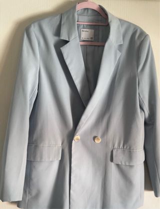 Blazer Bershka Azul Talla S