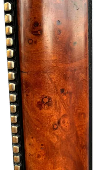 Cornice Legno Radica Noce cm. 40x50 con Fregi Oro