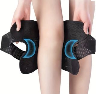 Rodillera ajustable blanca