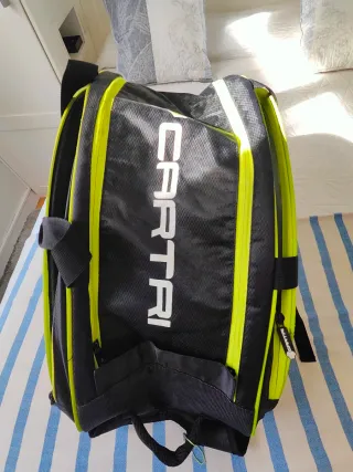 Paletero Pádel Cartri Negro y Verde