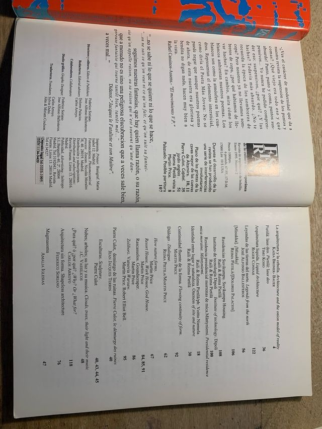 Lote de 4 revistas de arquitectura FISURAS