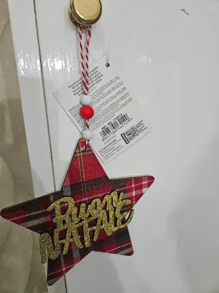 Decorazione Cuore Natale Merry Christmas