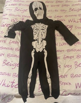 Disfraz esqueleto 4-5 años