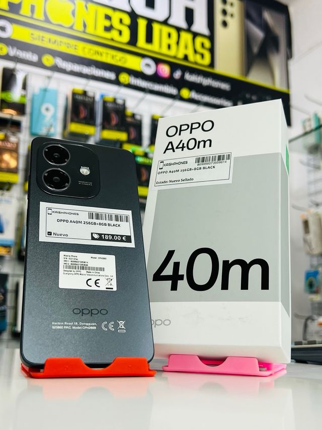 Oppo A40m 256GB Negro