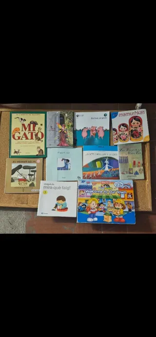 Lote 11 Libros Infantiles Varios Idiomas
