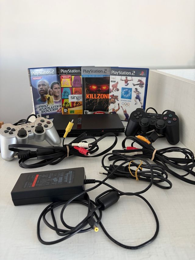 Console PS2 Slim Playstation 2 nera