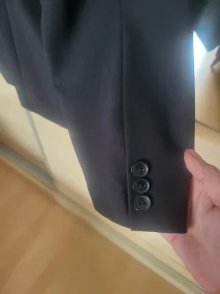 Chaqueta Blazer Negra MS Talla 54