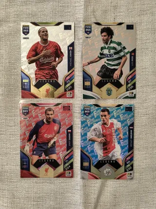 Lote 4 Cartas Fans Favourite Leyend FIFA 365 2026