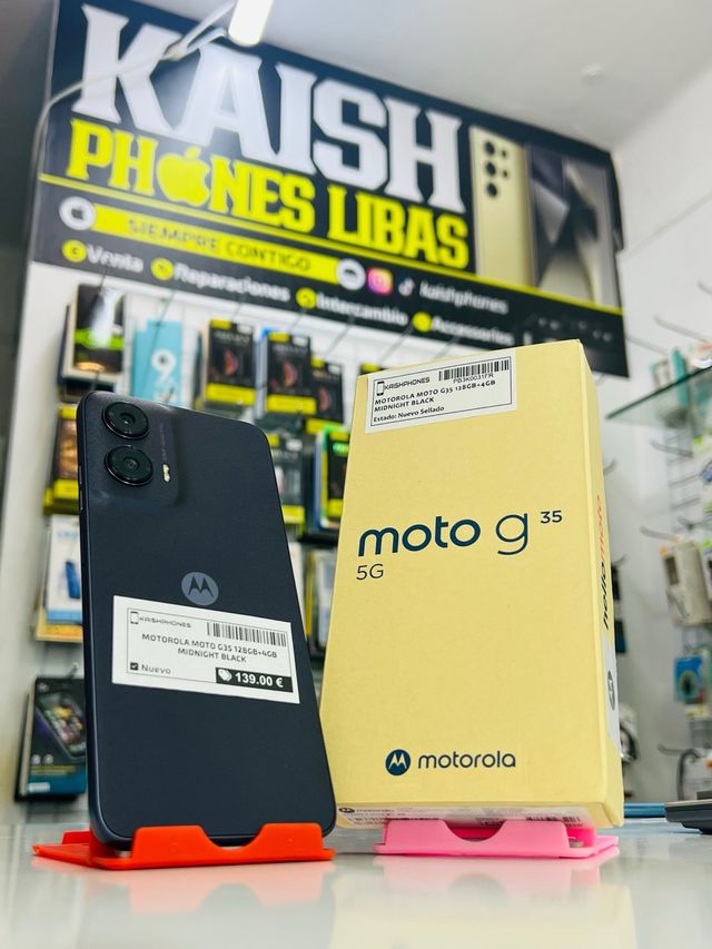 Motorola Moto G35 128GB Negro Nuevo