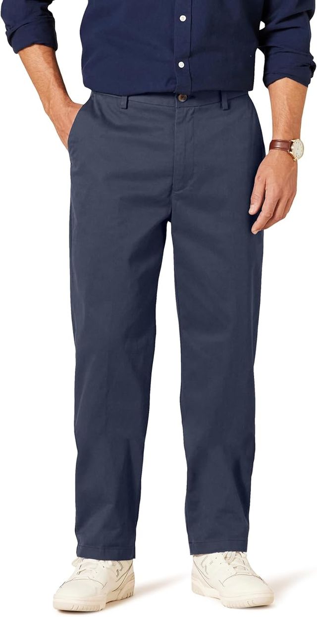 Pantalón Chino Amazon Essentials Azul 58x32