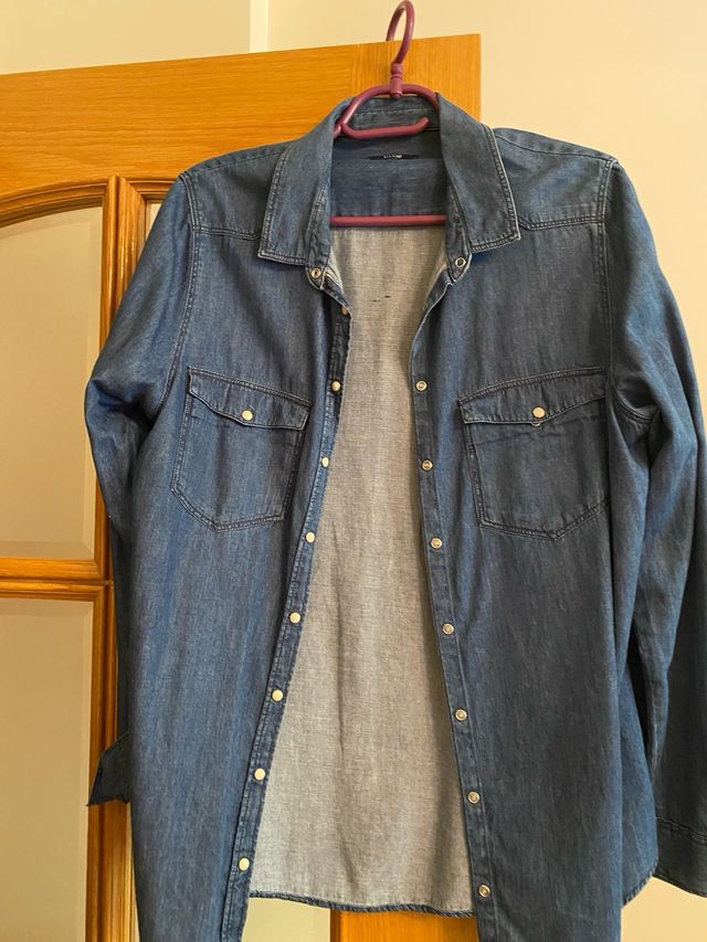 Camisa vaquera azul