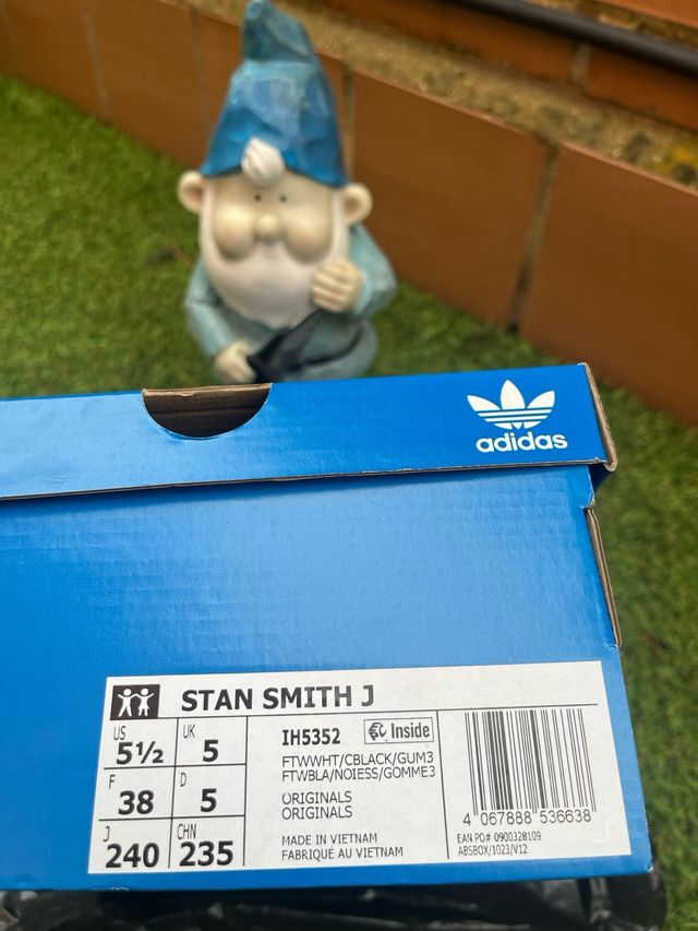 Adidas Stan Smith J Nuevas Talla 38