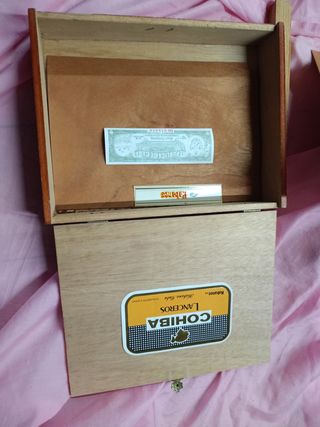 Scatola porta sigari Cohiba vuota