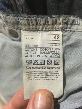 Jeans Sisley vintage unisex blu