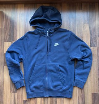 Sudadera Nike con cremallera azul marino Talla XS