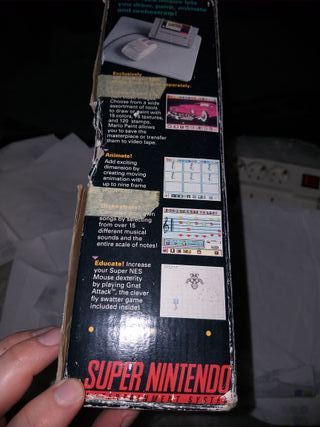 Super Nintendo only box