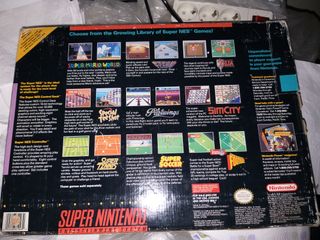 Super Nintendo only box