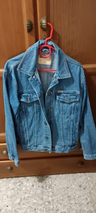 Chaqueta vaquera azul de hombre