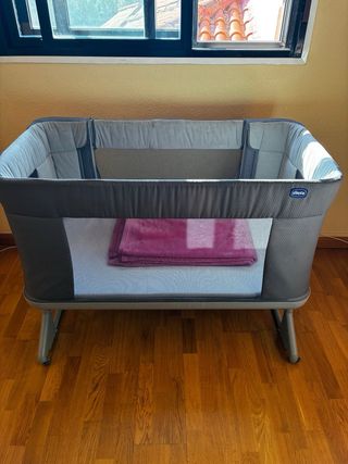 Cuna de viaje Chicco gris
